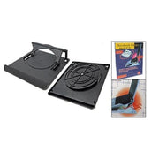 Trade Shop - Base Dissipatrice Regolabile Ruotabile Inclinabile Per Pc Portatile Notebook -