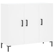 Buffet credenza cassettiera armadio mobile contenitore organizer per cucina soggiorno salotto 90 x 34 x 80 cm legno ingegnerizzato bianco 02_0030531