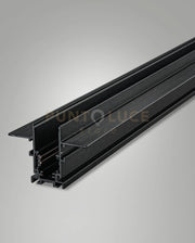 BINARIO 48V NERO INCASSO L100CM CON TAPPI IP20