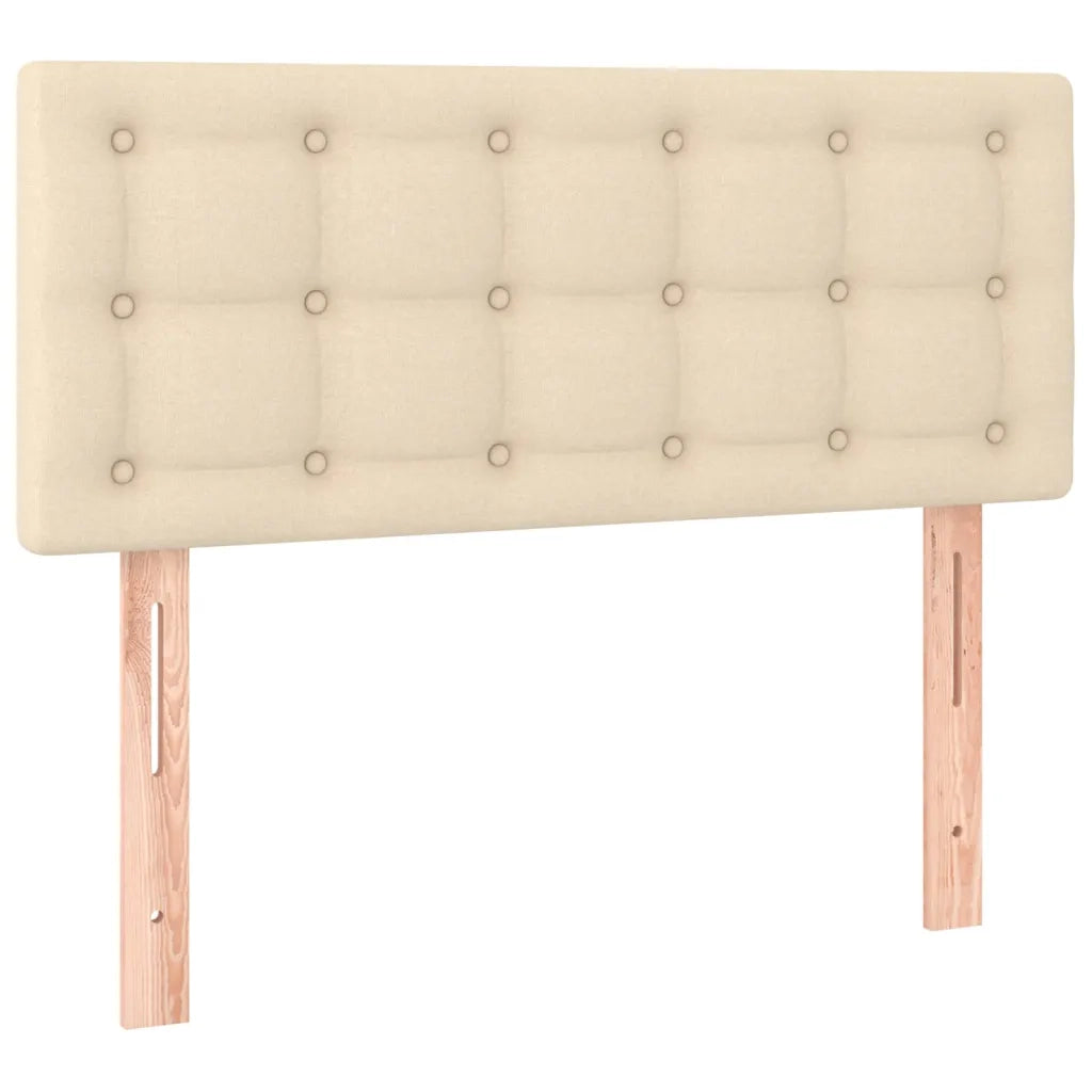 Giroletto a Molle con Materasso Crema 120x200 cm in Tessuto 3140926