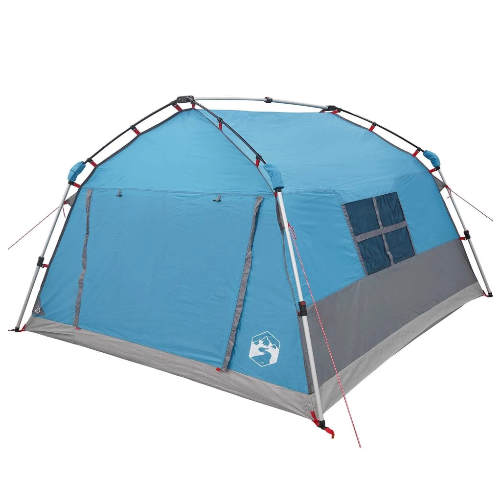 Tenda istantanea resistente all'acqua 4 persona Blu 42042271