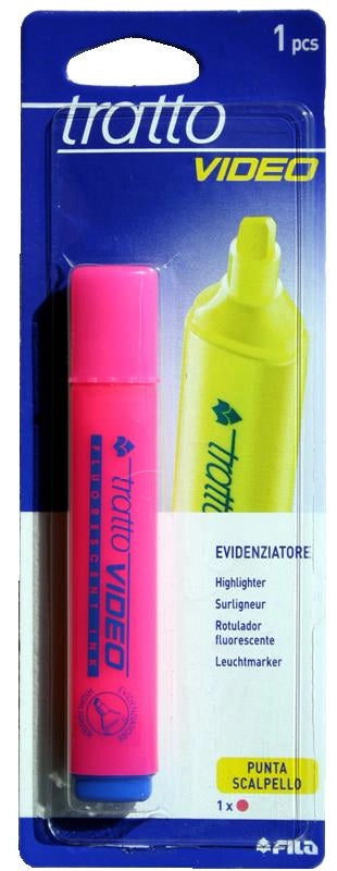 EVIDENZIATORE TRATTO VIDEO ROSA