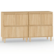Buffet credenza cassettiera armadio mobile contenitore organizer per cucina soggiorno salotti set di 2 Sonoma 60 x 35 x 70 cm in legno ingegnerizzato marrone 02_0036820