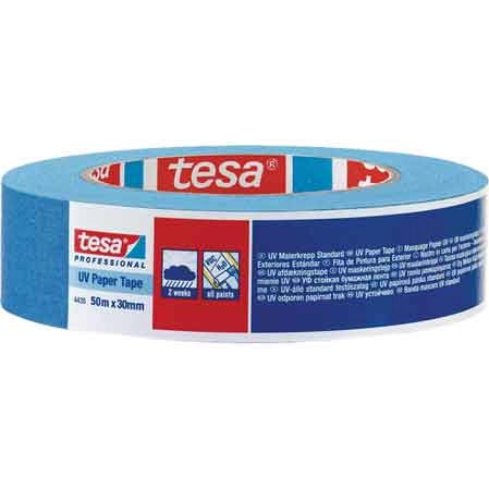 NASTRO PER MASCHERATURE PROFESSIONALE ANTI-UV '4435' mm 38x50 mt - 8 pezzi- TESA