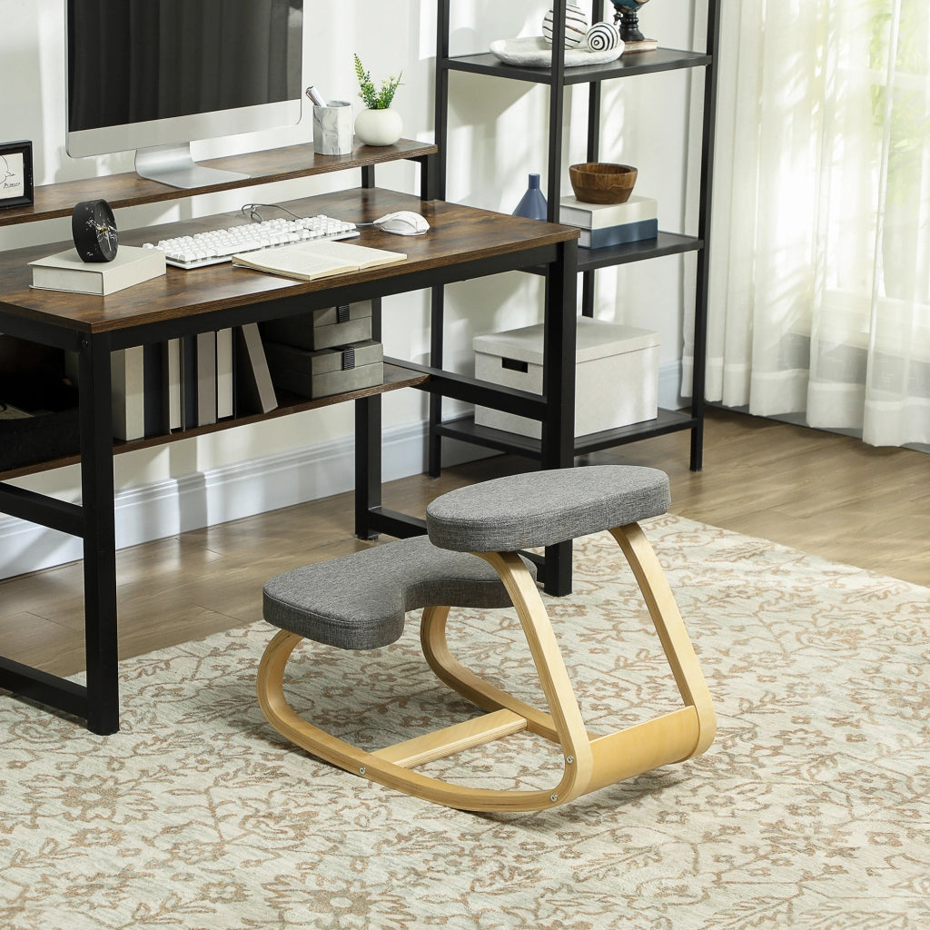 Sedia da ufficio ergonomica ¨C zephmum ¨C legno grigio