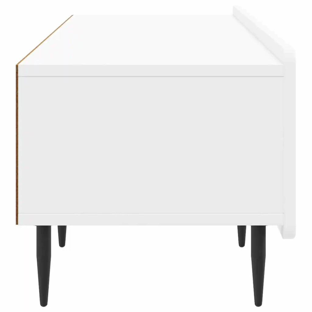 Mobile TV | Armadietto TV | Mobile Porta TV Bianco Lucido 147 x 34,5 x 32 cm Legno ingegnerizzato