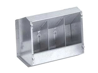 MANGIATOIA CON COPERCHIO PER CONIGLI- - cm.27x13x25,h. - 3 pezzi