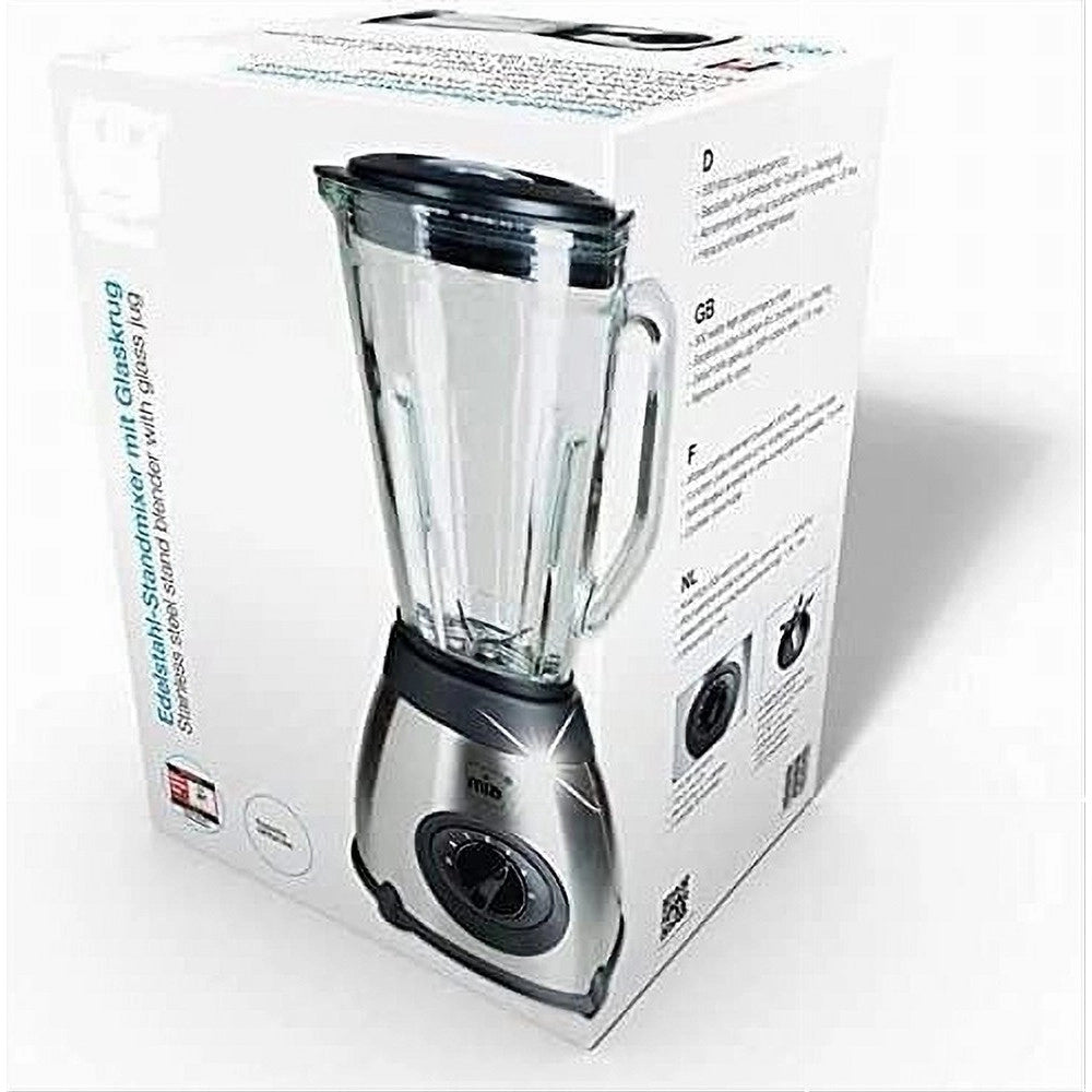 Trade Shop - Frullatore Da 500 W Con Lame In Acciaio Inox Da 1,5 Lt Tritatutto Frutta Verdura -