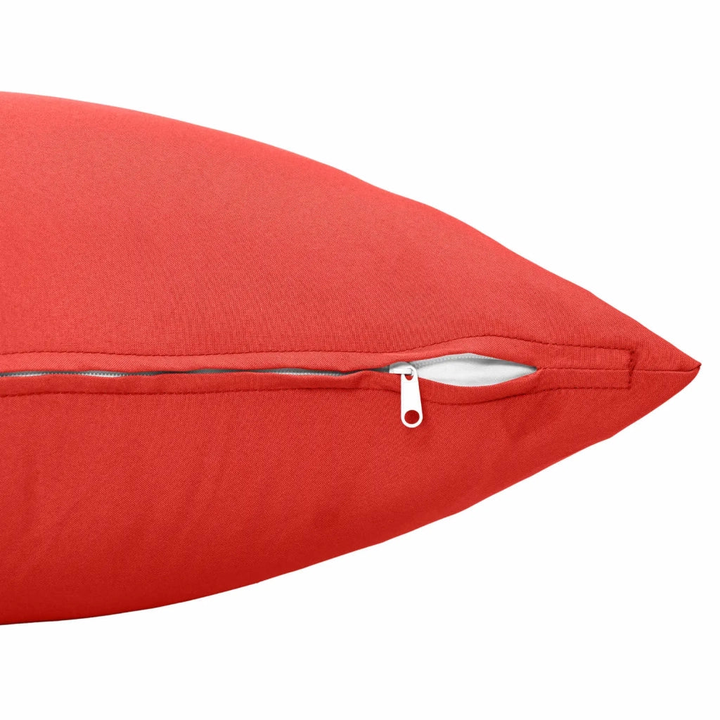Federa 6 pcs HEERLEN Rosso 30 x 50 cm Poliestere 907846
