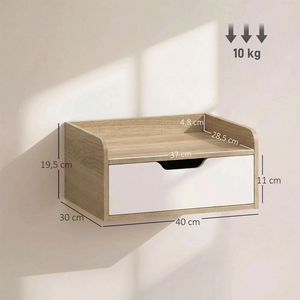 Comodini ¨C Minimal ¨C Legno Naturale 40x30x19,5cm