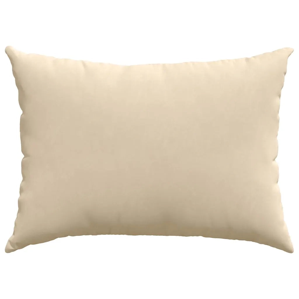 Cuscini da Divano 2 pcs Crema 70 x 50 cm Tessuto 42013772