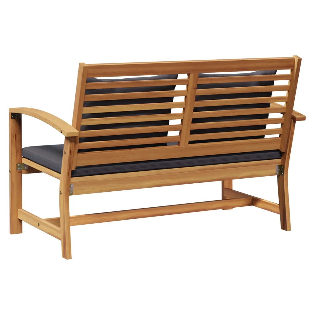 Set Panchina e Tavolo da Giardino con Cuscini 2 Pezzo 42006409