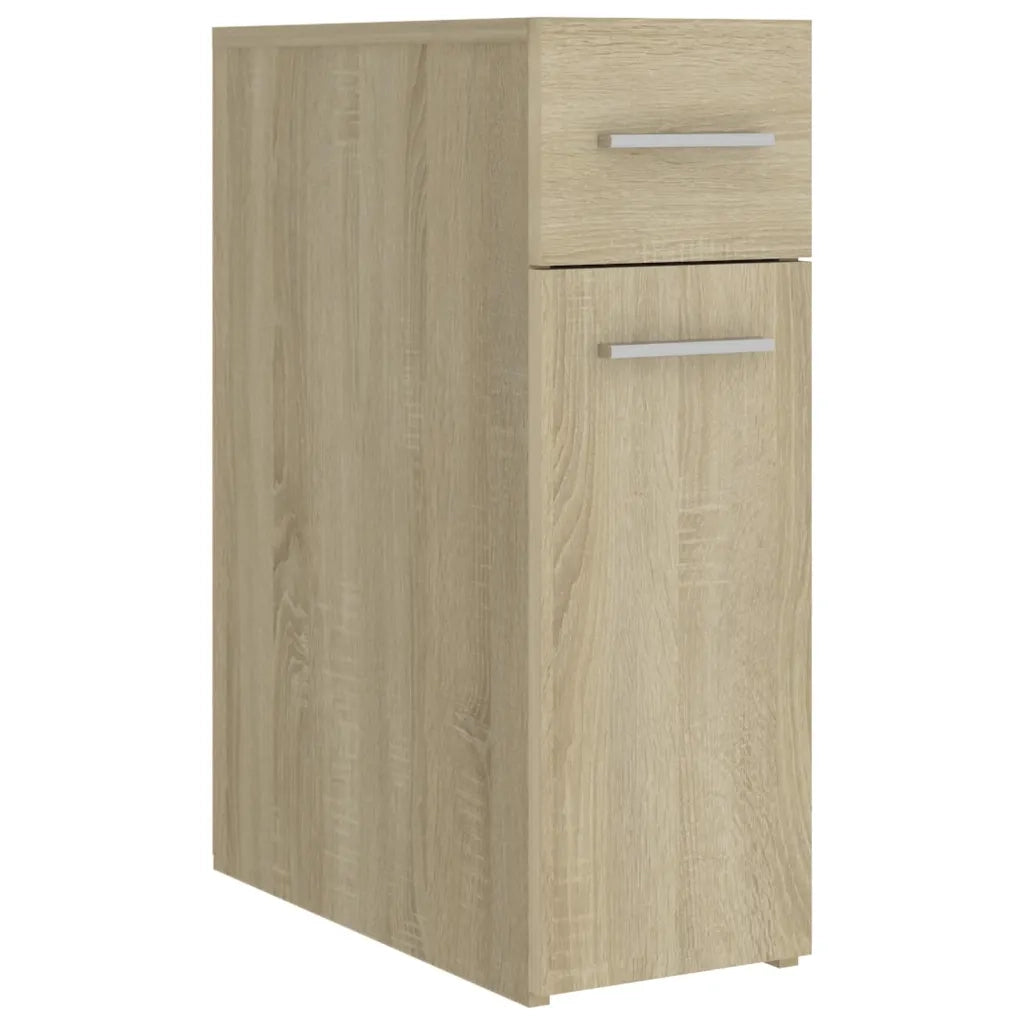Armadietto da Farmacia Rovere Sonoma 20x45,5x60 cm Multistrato 804214