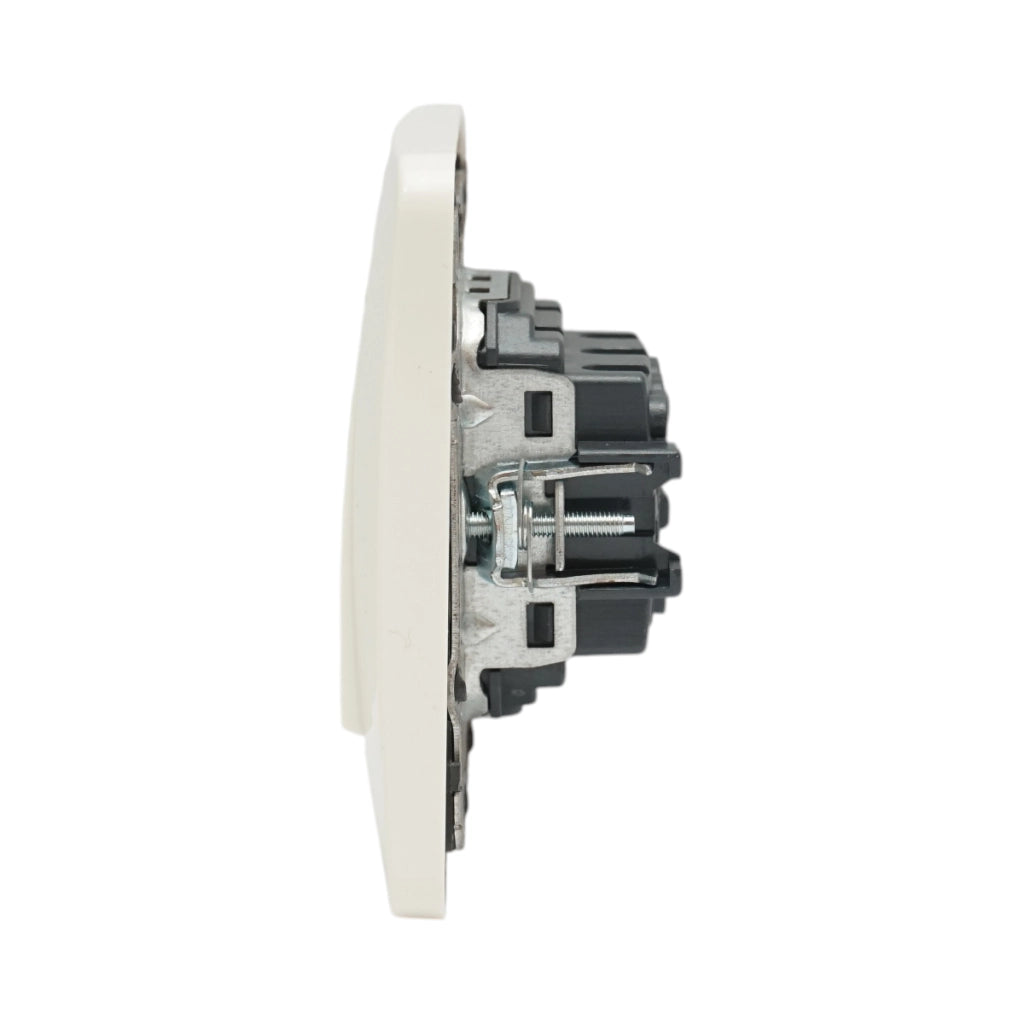 Interruttore triplo da incasso bianco 220V, 10AX, PC 80x80mm