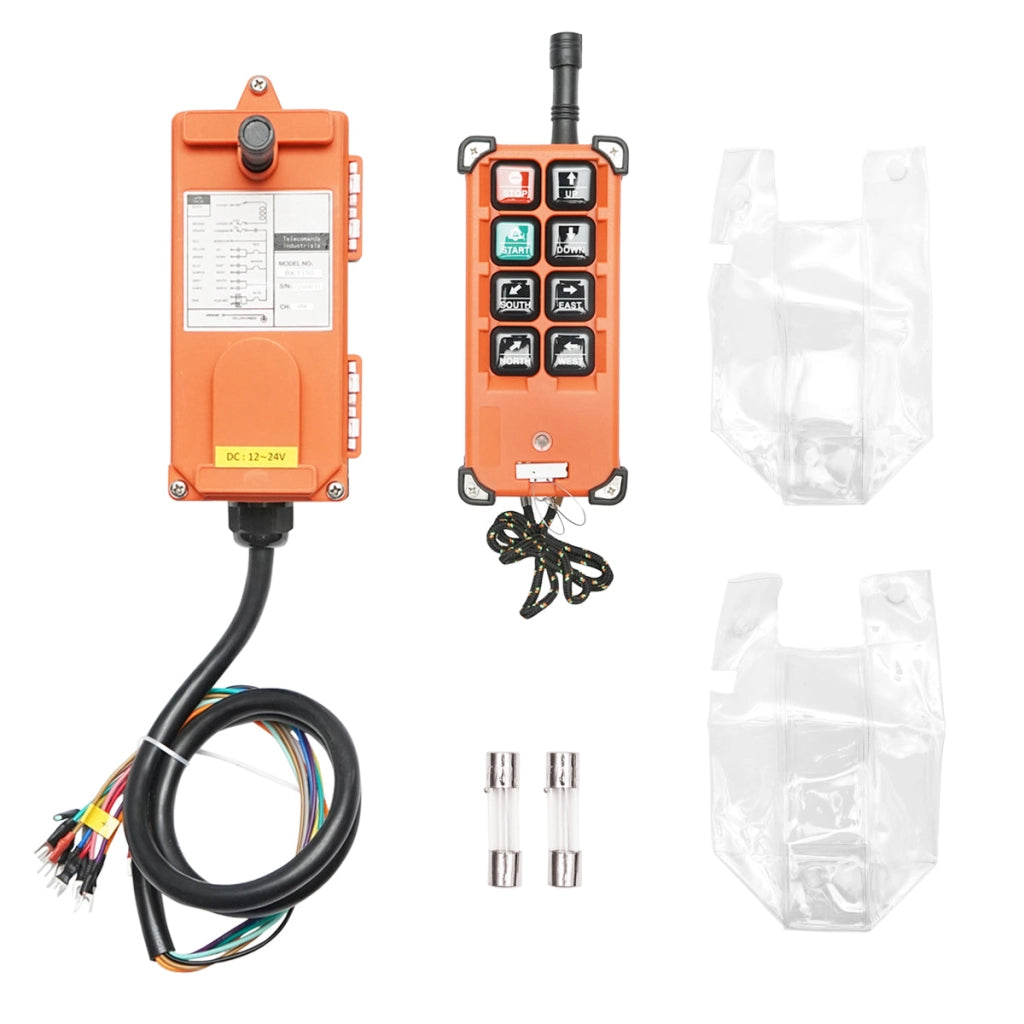 Telecomando wireless industriale con 6 comandi DC 12V/24V e protezione dall'acqua Breckner Germany