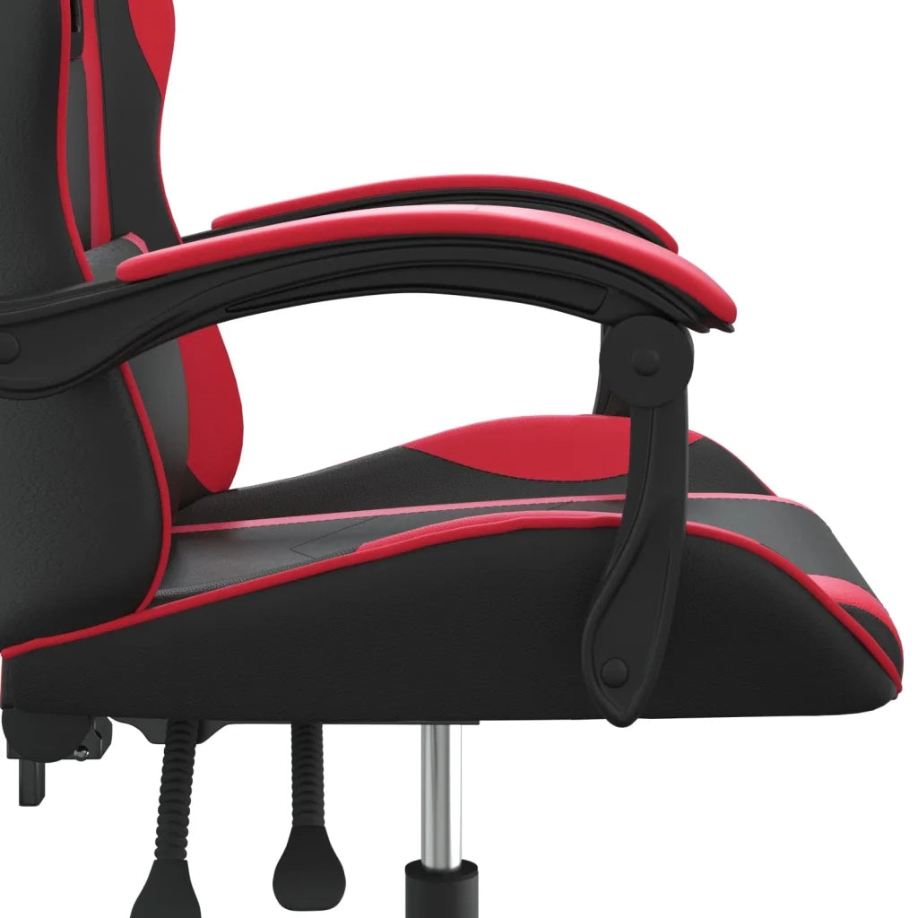 Sedia da Gaming Nera e Rossa in Similpelle 3143867