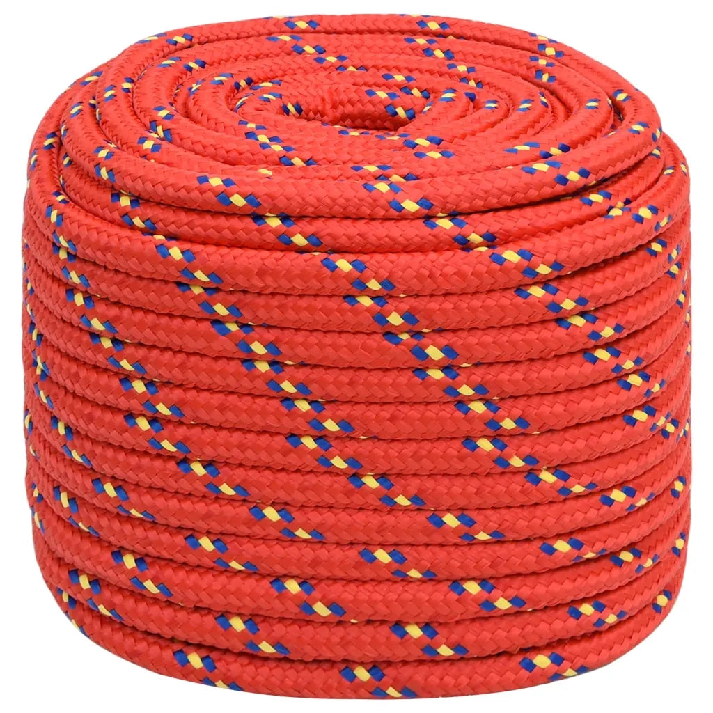 Corda | Fune per barca Rossa 16 mm 25 m in Polipropilene