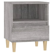 Comodino | Armadio da Notte | Mobiletto da notte Grigio Sonoma 40x35x50 cm