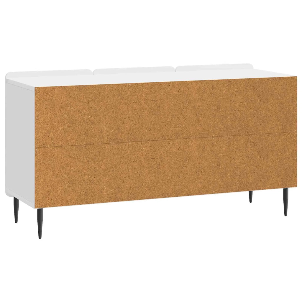 Mobile TV | Armadietto TV | Mobile Porta TV Bianco Lucido 99 x 34,5 x 52 cm Legno ingegnerizzato