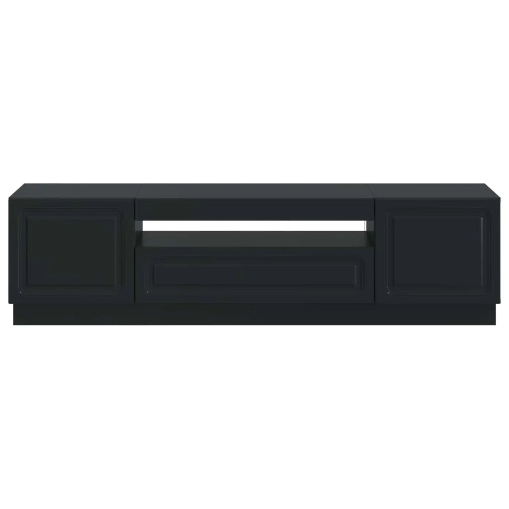 Mobile TV LED Nero Legno ingegnerizzato 897786