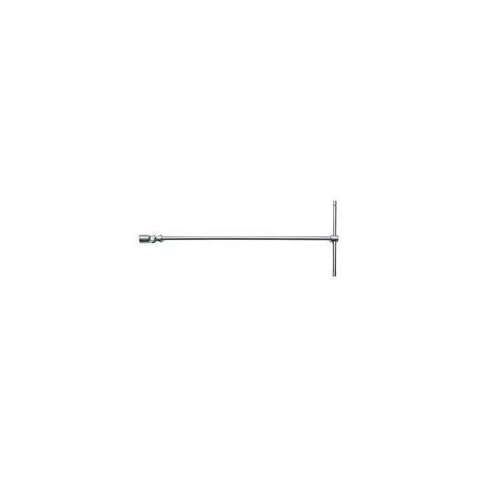 USAG U02760403 276 CE Chiave a T Snodata con Bocca Esagonale 9 mm L 398 mm dimensione bussola 13,2 mm colore Nero