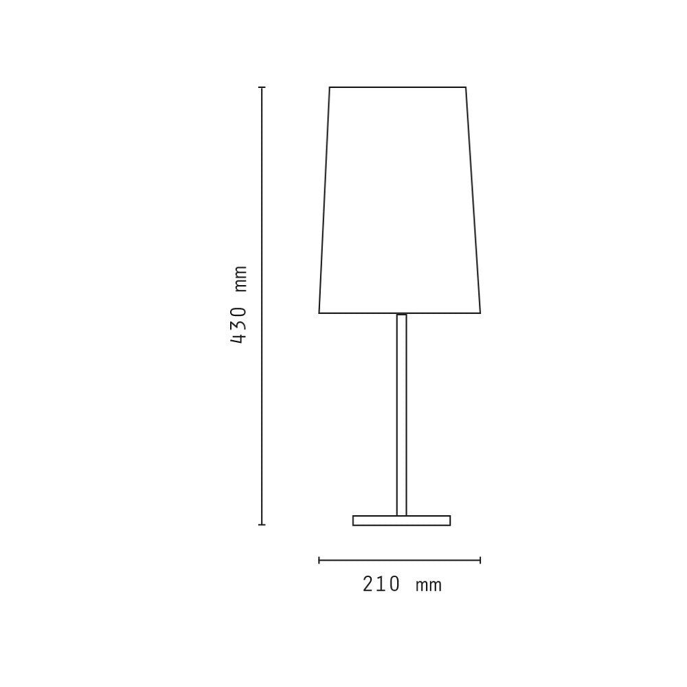 Trade Shop - Lampada Da Scrivania Con Base In Legno Liscio Motivo Parlume Bianco E27 Xc-7013 -
