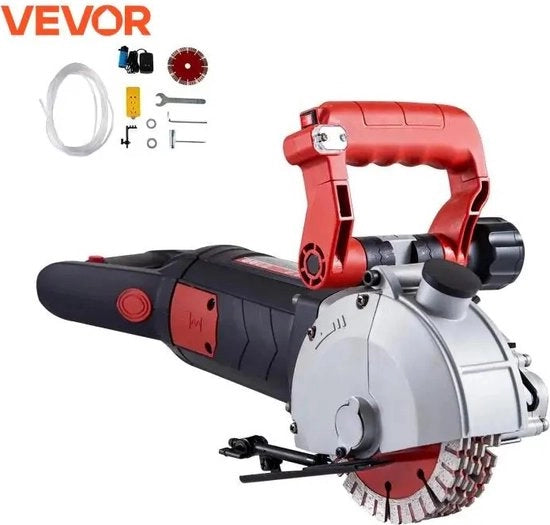 Muurslijper con Laser - 6200 giri/min - 35mm - 38mm - 4000W - Colore Rosso - 220V
