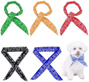 Asciugamano raffreddante per cani e gatti - 5 pezzi - flessibile - rapido assorbimento - duraturo - adatto per cani e gatti - alta qualità poliestere - asciugamano raffreddante