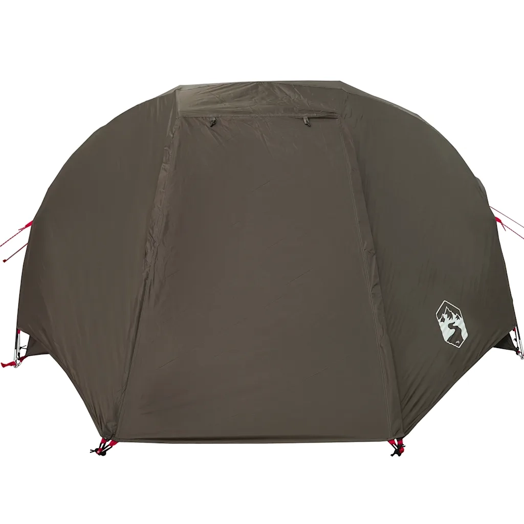 Tenda da Pesca per 3 Persone Marrone Impermeabile 4100656