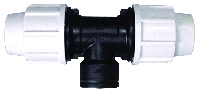 Plasson TI A 90  ° CON DERIVAZIONE FEMMINA Art. 7140 mis. 25x3/4x25 5.00 pz