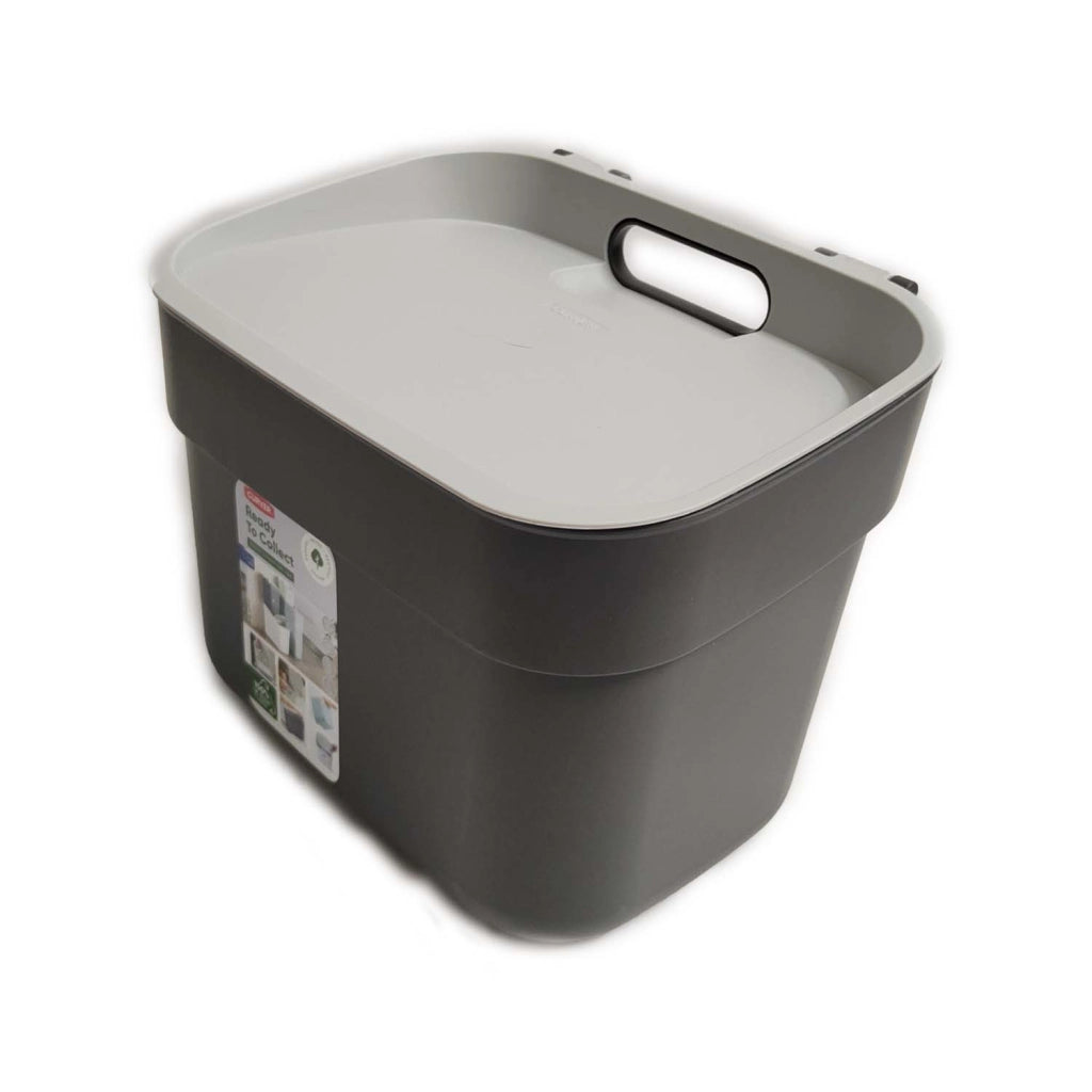 PATTUMIERA CURVER READY GRIGIO / ANTRACITE LT. 5 CON FERMA BUSTA
