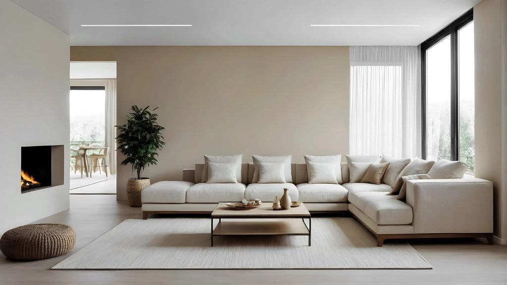 IPSO profilo gesso e alluminio bianco con copertura opalina l.200cm