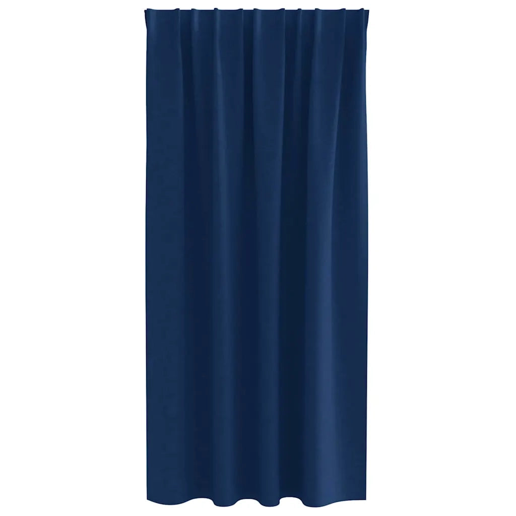 Tende Blackout con Anelli 2 pcs Blu Scuro 175 x 140 cm 4107474