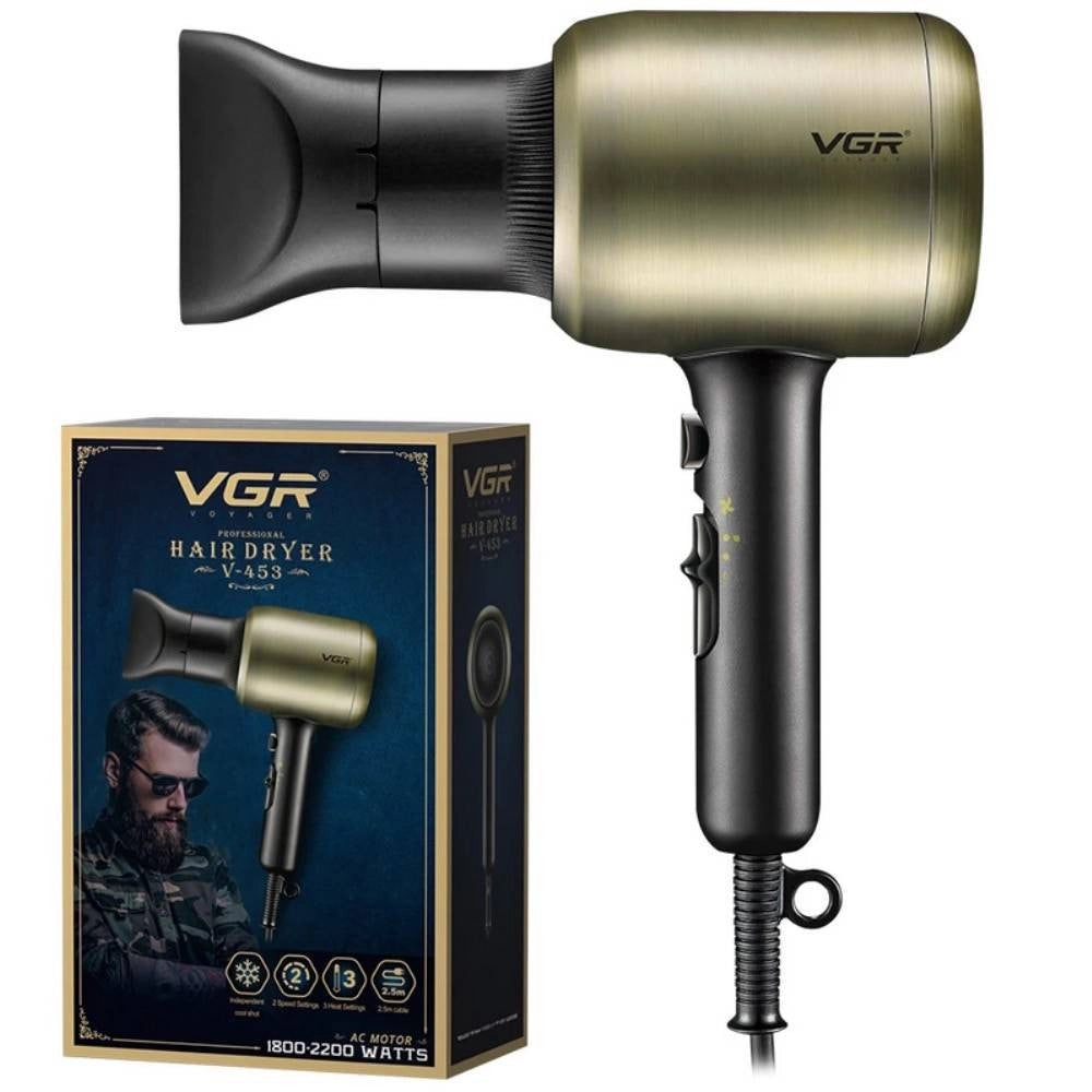 Trade Shop - Asciuga Capelli Ricci Lisci Phon Professionale Parrucchieri 2200w Diffusore V453 -