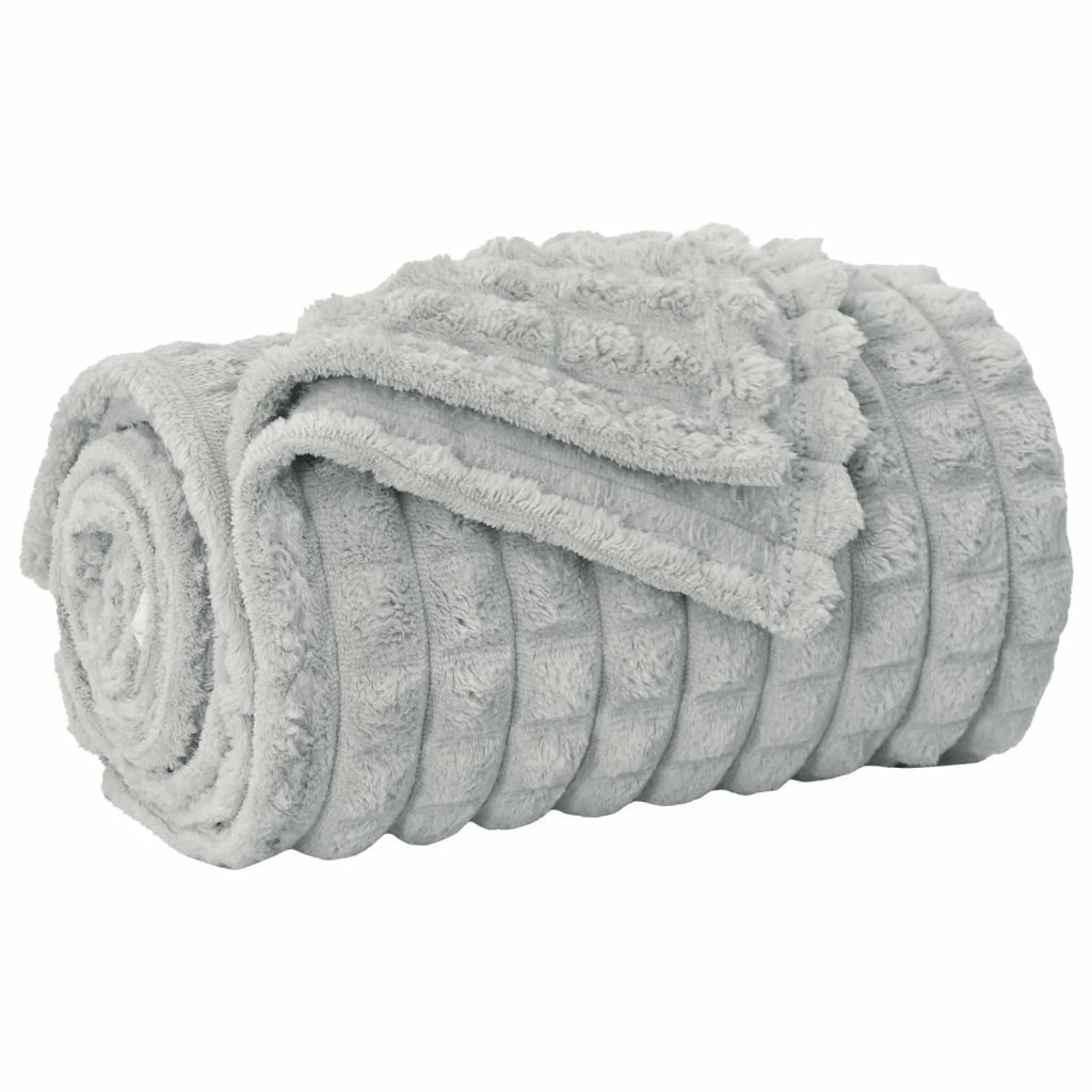Coperte da Pile 6 pcs Grigio 200 x 150 cm Panno 42016954