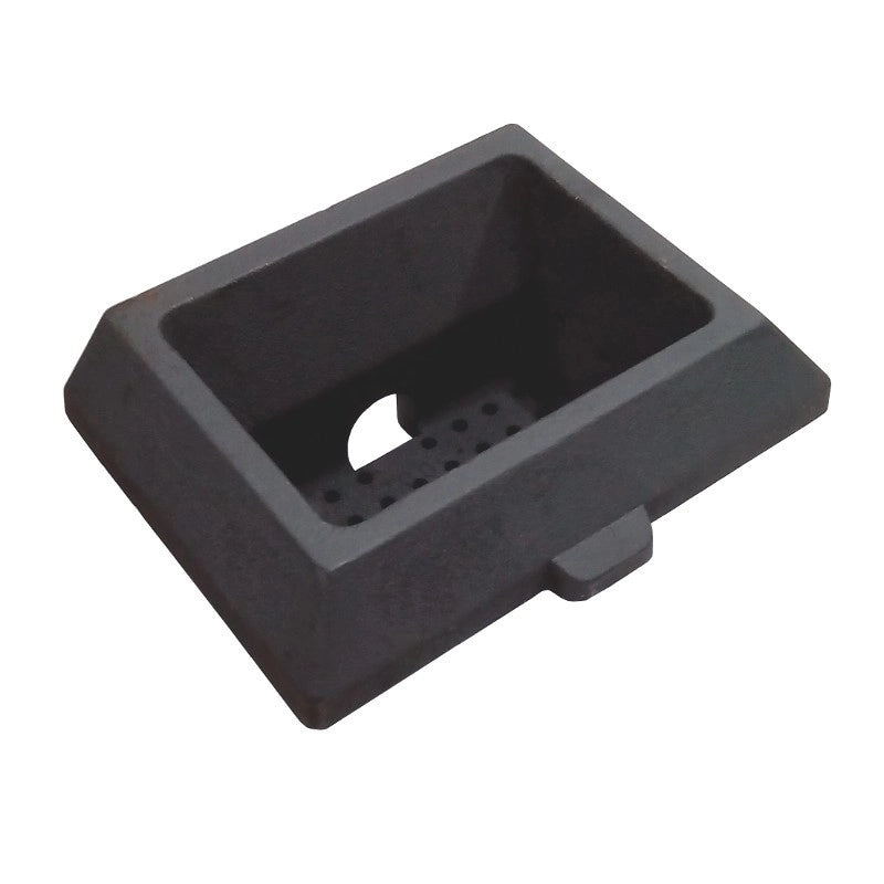 Braciere cestello in ghisa per stufa a pellet CLAM Altezza 75mm Bocca 118mm