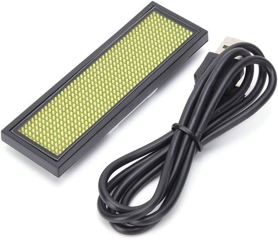 Display a LED per display per messaggio - Caricabile - Programmabile - Giallo - Display a scorrimento - Messaggi di arrivo per aeroporti e stazioni