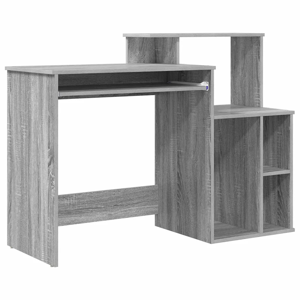 Scrivania Grigio Sonoma 120,5 x 44 x 88,5 cm Legno multistrato 869479