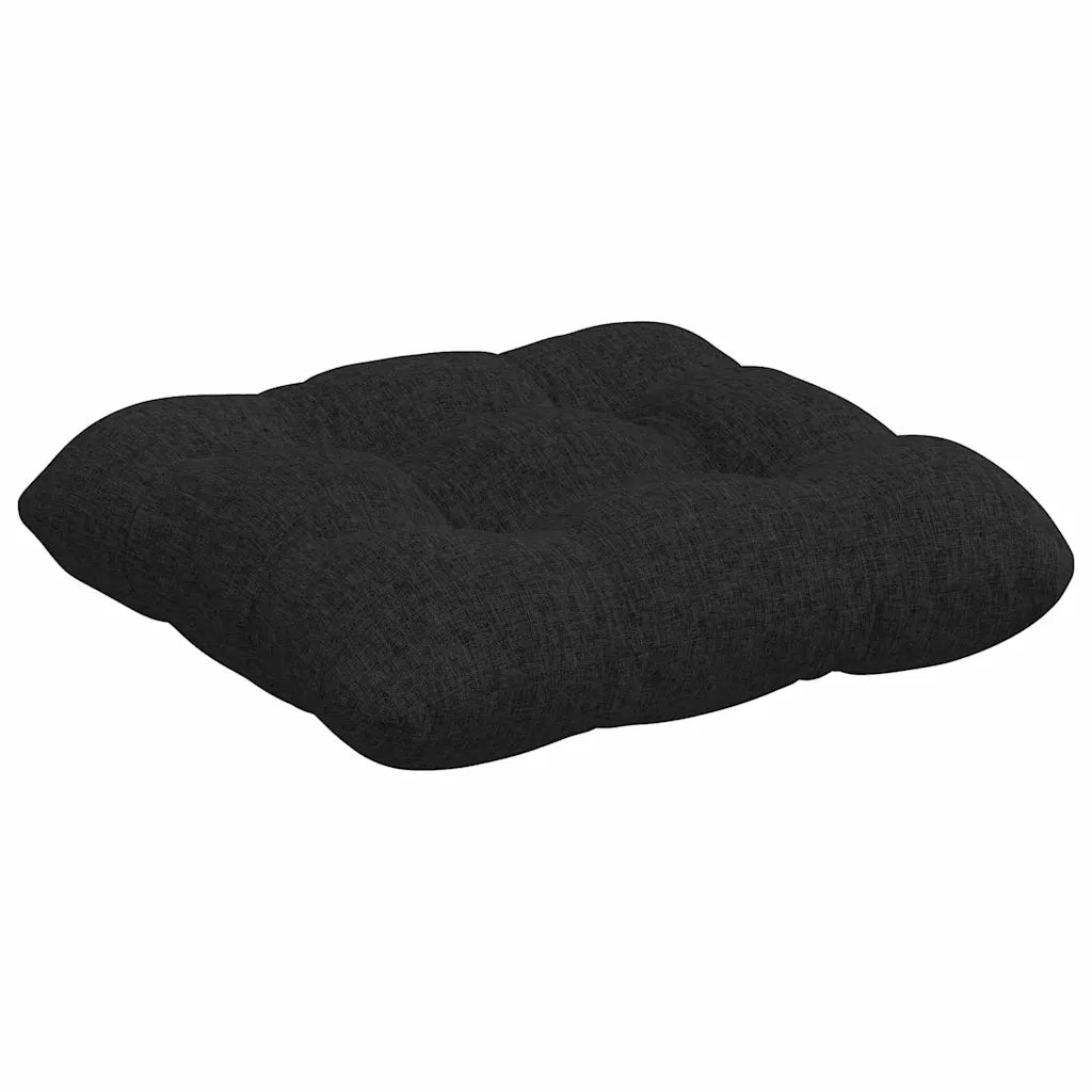 Cuscini per Seduta 4 pcs Nero 40 x 40 x 12 cm Tessuto 42015062