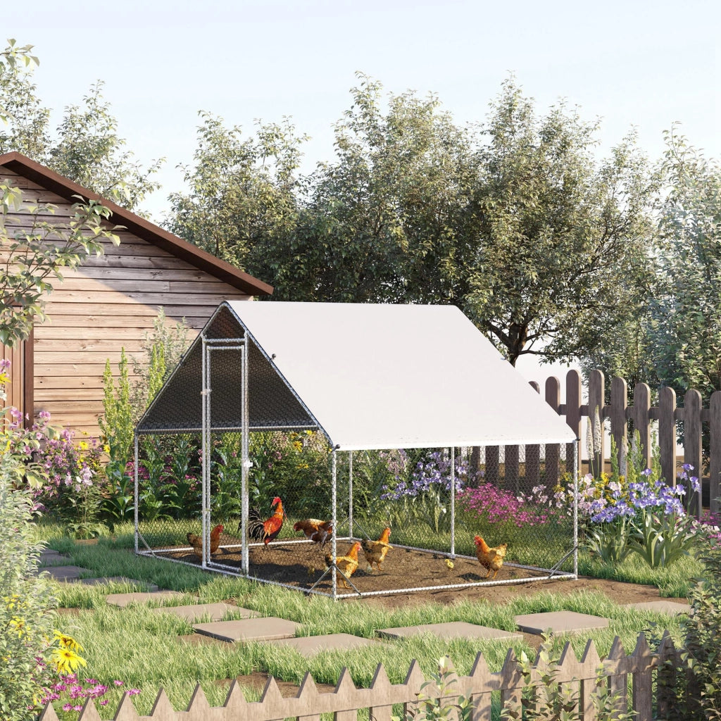 Pollaio da Giardino ¨C Zephmum ¨C 3x2x2m, Argento
