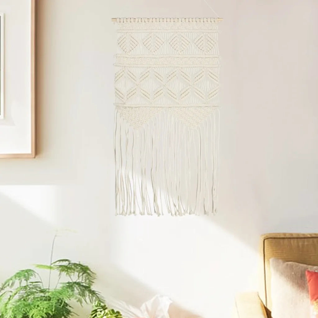 Decorazione da Parete in Macram¨¨ 40x80 cm Cotone CFW3587624