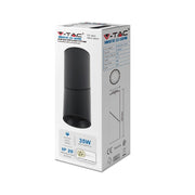 V-TAC VT-804 Portafaretto LED Montaggio a Plafone GU10 Corpo Nero SKU 8947