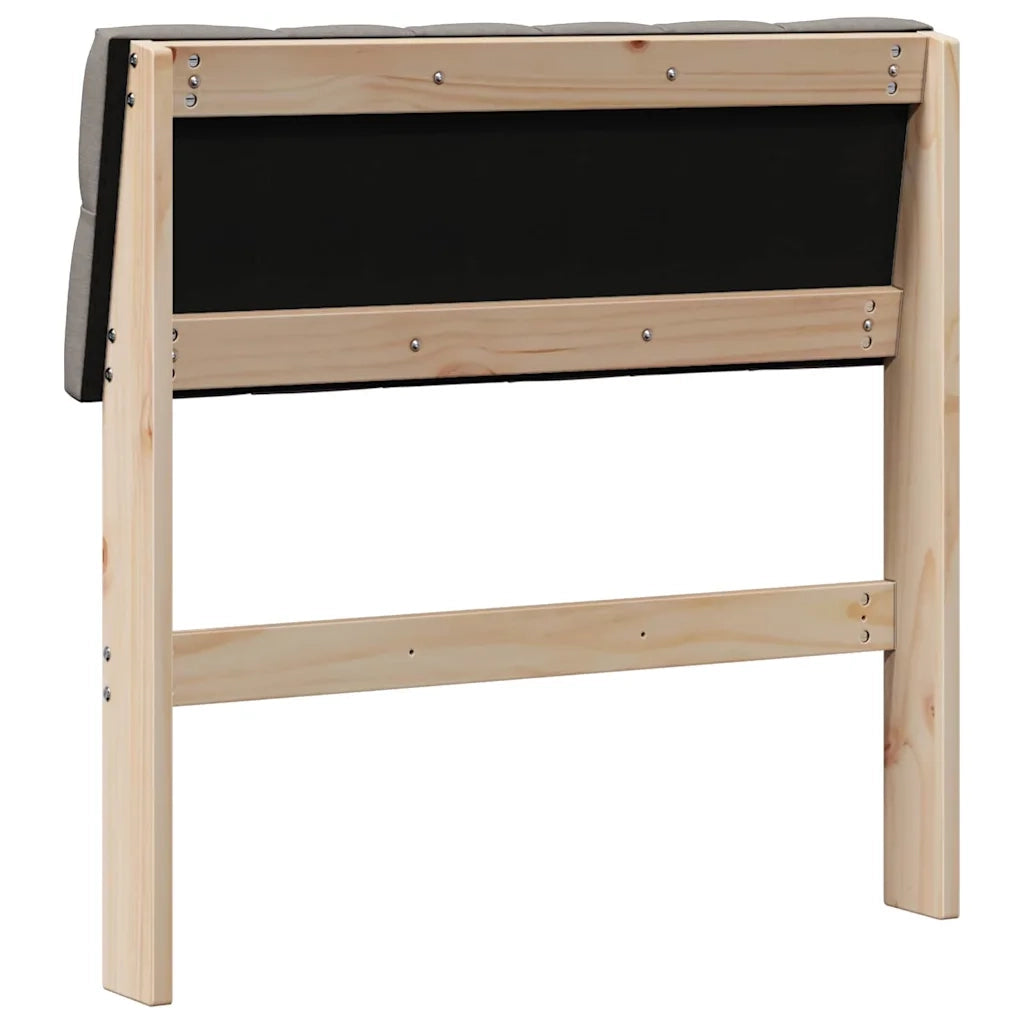 Testiera | Testata imbottita Talpa 80 cm Pino massello