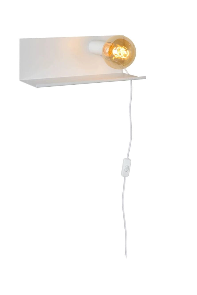 Lucide SEBO applique bianca metallo E27 40W IP20 dimmer