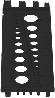 Misuratore di Diametro di Bussola in Plastica - Identificatore di Bussola - Verificatore di Filo - Alta Precisione - Prestazioni Stabili - Dimensioni 22,1x8,4cm - Misuratore di Bussola