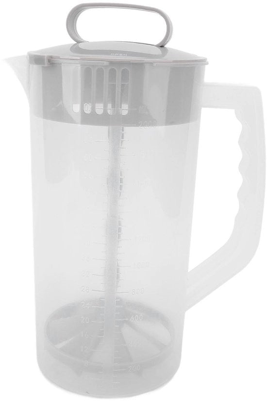 Biberon per Fattore 2000ml con Coperchio di Miscelazione