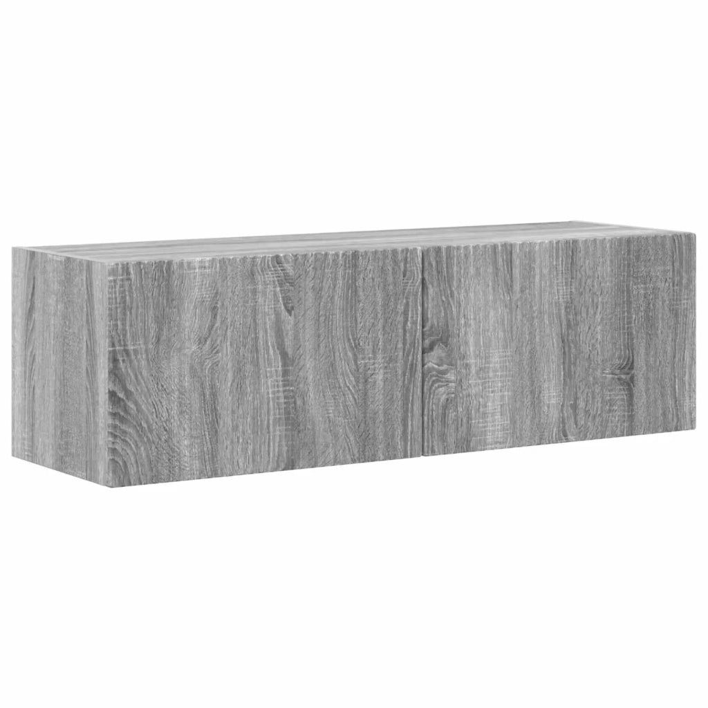Set mobile TV 4 pcs Grigio Sonoma Legno multistrato 3409120