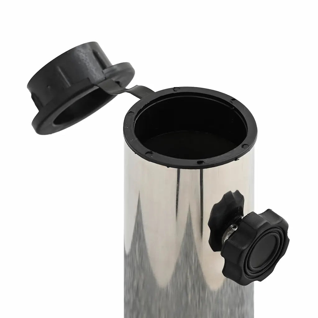 Base per ombrellone-Supporto per ombrellone 30kg Nero Granito Quadrato