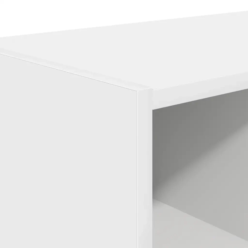 Scarpiere 2 pz Impilabili Bianche 89,5x30x40 cm 858840