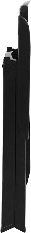 MAURY'S POLTRONA PIEGHEVOLE YUMA  IN RESINA A 5 POSIZIONI IN COLORE NERO 60 X 61 X 109 CM